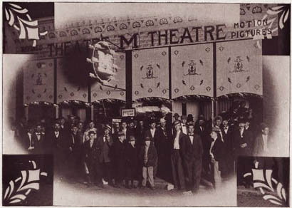1. Long Gone: The M Theater operated from 1909 to 1914 at 8-10 N. Ninth St. and had 400 seats. Across the street was The Elite, which opened in 1908 a few doors from The Star. Photo courtesy Historical Society 1. Long Gone: The M Theater operated from 1909 to 1914 at 8-10 N. Ninth St. and had 400 seats. Across the street was The Elite, which opened in 1908 a few doors from The Star. Photo courtesy Historical Society