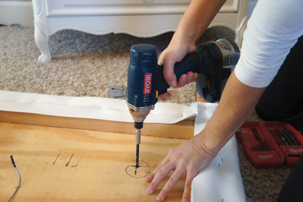 Step 2 - DIY Tufted Headboard