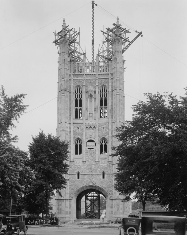 Construction of Memorial Union, 1925-1926 (Courtesy of University of Missouri)