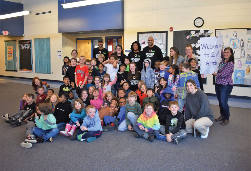 Equipmentshare Volunteers Teaching 2nd Grade At Alpha Hart Lewis Elementary
